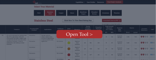 metal forming material selector