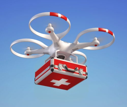 drones used for the medical industry